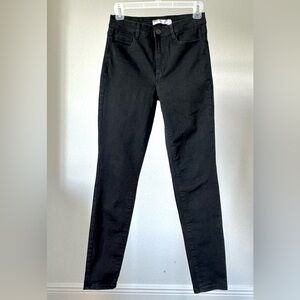 Women’s Garage Black Denim Skinny Jeans stretch, size 3 26